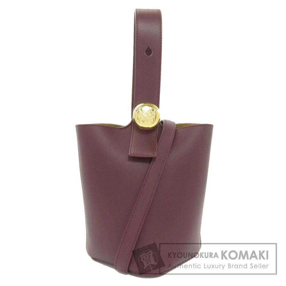 Loewe Pebble Bucket Bag Handbag Calfskin